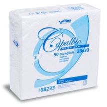 Serviette En Papier 2v Capalbio Blanc Pz 50 Celtex