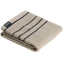 Serviette invite 30x50 cm 100% coton - ficelle noir Tendance