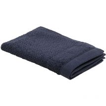 Serviette invité organic 100% coton bio 450 g/m² 30 x 50 cm coloris Navy