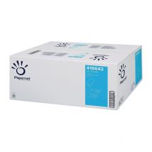 Papernet - Serviette pliée 2 épaisseurs blanc L240xL230env.mm