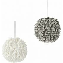 Basetbl - Serviette Sèche-Mains Suspendue,2 Pièces Essuie-Mains Absorbant,Serviette à Suspendre en Microfibre,Essuie-Mains Suspendus,L'essuie-Mains