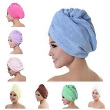 Serviettes à séchage rapide pour cheveux Serviette de bain à absorption rapide pour séchage des cheveux Serviette de toilette de voyage Violet