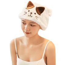 serviettes absorbantes en microfibre pour cheveux secs, bonnet de bain à séchage rapide pour femmes adultes ou enfants