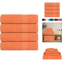 Serviettes de bain 4 pcs orange 100x150 cm 360 g/m² 100% coton - Serviette De Bain - Serviettes De Bain - Serviette - Serviette De Douche