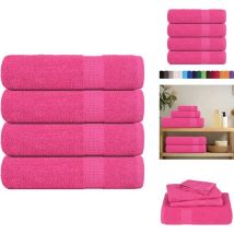 Serviettes de bain 4 pcs rose 100x150 cm 360 g/m² 100% coton - Serviette De Bain - Serviettes De Bain - Serviette - Serviette De Douche