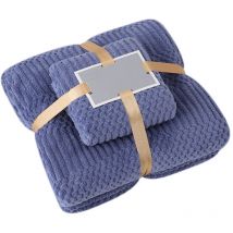 Serviettes de bain absorbantes en velours corail pour adultes, ensemble de serviettes de bain pour le visage, ensemble de serviettes de bain douces