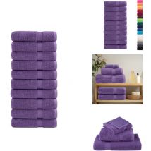 Serviettes de bain de qualité supérieure solund 10 pcs 600g/m² - Serviettes De Bain - Serviettes Éponge - Serviettes De Toilette - Textile Maison
