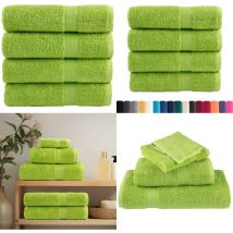 Serviettes de bain de qualité supérieure solund 4 pcs 600g/m² - Serviettes De Bain - Serviettes Éponge - Serviettes Vertes - Serviettes Douces