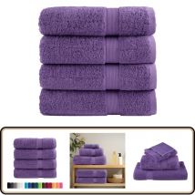 Serviettes de bain de qualité supérieure solund 4 pcs 600g/m² - Serviettes De Bain - Serviettes - Serviettes De Toilette - Textile Maison - Linge De