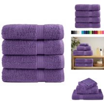Serviettes de bain de qualité supérieure solund 4 pcs 600g/m² - Serviettes De Bain - Serviettes - Serviettes De Toilette - Textile Maison - Linge De