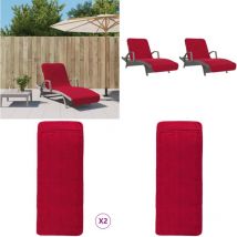 Serviettes de plage 2 pcs bordeaux 75x200 cm tissu 400 gsm - serviette de plage - serviettes de plage - Home & Living - Rouge