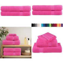 Serviettes de sauna de qualité supérieure solund 2 pcs rose - Serviettes De Sauna - Serviettes De Bain - Serviettes En Coton - Serviettes Roses