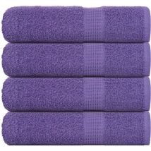 Essuie-mains 4 pcs violet 50x100 cm 360 g/m² 100% coton Vidaxl