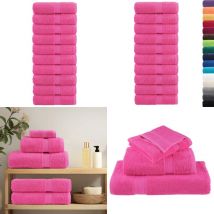 Serviettes de visage de qualité supérieure solund 10 pcs rose - Serviettes De Toilette - Serviettes Faciales - Serviettes En Coton - Serviettes Roses