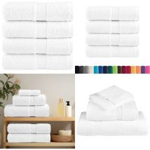 Serviettes de visage de qualité supérieure solund 4 pcs blanc - Serviettes De Visage - Serviettes Blanches - Serviettes De Toilette - Serviettes En