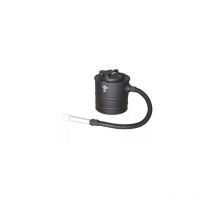 Lienbacher - Serviteur de cheminée 3 pièces anthracite avec accessoires inox et manche en noy
