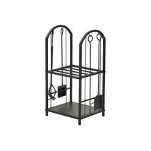 Serviteur de cheminée edgar noir