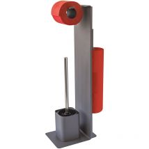 serviteur wc brosse et dérouleur wilson carbone