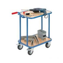 Fetra - Servo Tubo Di Acciaio Manico, Capacità: 200 Kg, Dimensioni 860 x 450 x 195/770 Mm Piastra 600 x 450 Mm Peso: 15 Kg