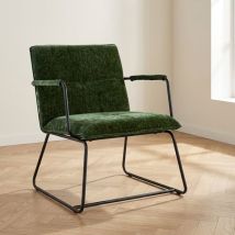 Sessel Hailey Dunkelgrün Chenille