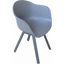 Gardeness - Sessel im Freien im mittleren Aluminium - DarkGrey - DarkGrey