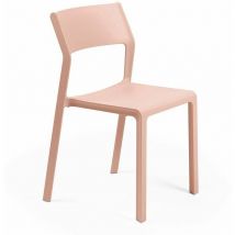 Stuhl ' Nardi Trill Bistrot' stapelbar Outdoor Bar Restaurant Polypropylen Fiberglas 'Made in Italy' -Pinke / Packung mit 6 Stücke