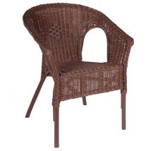 Bizzotto Ruby Poltrona Aus Rattan Mit Midollino-intreccio 58 X 61 X 74