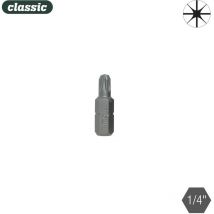 Set 10 bit pozidriv 2x25mm 1/4' acciaio bpz225 Mota