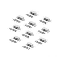 Set 10x Chiusure Magnetiche Serratura Magnetica per Porte Armadi Cassetti