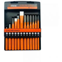 Set 12 Scalpelli Punteruoli Punzoni Conici Cacciaspine Cacciachiodi