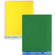 Benetton - Set 2 Toalla De Playa 90x160cm 380gsm Velour 100%algodon Casa