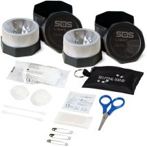 Set 2 unità Sos Light luce di emergenza, segnale di presentazione pericolo V16, dgt approvato V16 - in caso - autonomo o collegamento a Take