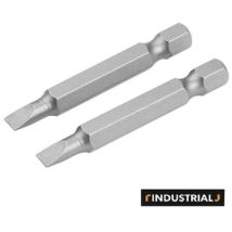 Set 2pz Inserti S2 Prolungati A Taglio Sl1,2x6,5x50mm Tolsen