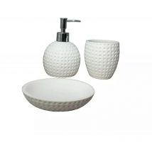 Set 3 accessoires salle de bain - julia