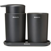 Set da bagno, Grigio scuro, Set di 3 - Brabantia