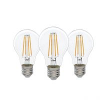 Set 3 goccia filamento led E27 60W 4000K