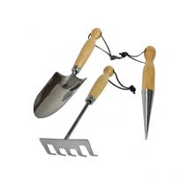 Krisalys - Set 3 outils de jardinage Inox