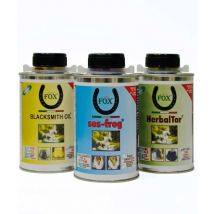 NSC - Set 3 pezzi cura dello zoccolo sos Frog più Herbal Tar più Blacksmith Oil 500 ml prodotti professionali