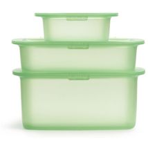 Set 3 Silikonboxen – Wiederverwenden & Reduzieren – Lekue
