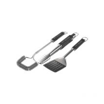Set 3 Utensili Pit Boss per Pulizia Barbecue Pinza Spatola Spazzola - 41184