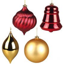 Set 4 boules de noel a suspendre