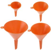Set 4 embudos, naranja 76217