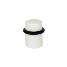 Set 4 fermaporta Alpertec in legno grezzo bianco Diam.3 x H.4 cm Alpertec