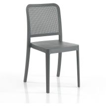 Set 4 sedie da interno / esterno minot grey