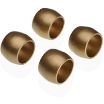 Set 4 servilleteros dorados