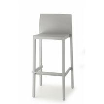 Scab - Set 4 Sgabelli Kate H.65 Colore: Grigio Chiaro
