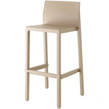 SET 4 SGABELLI KATE TECNOPOLIMERO HT 75CM MADE IN ITALY SCAB DESIGN Colori Scab Tecnopolimero: Tortora 15