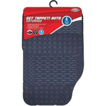 Saturnia – Set di 4 tappetini auto in PVC sagomabili, antiscivolo e impermeabili – 100cm x 70cm – Utensileria