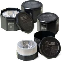 Sos Light - Set 4 unidades luz de emergencia autónoma, señal v16 de preseñalización de peligro, homologada dgt V16 - en estuche - autonomía hasta 6 ho