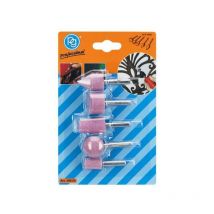 Set 5 mole abrasive molette al corindone per trapano pg 39900 gambo 6 mm